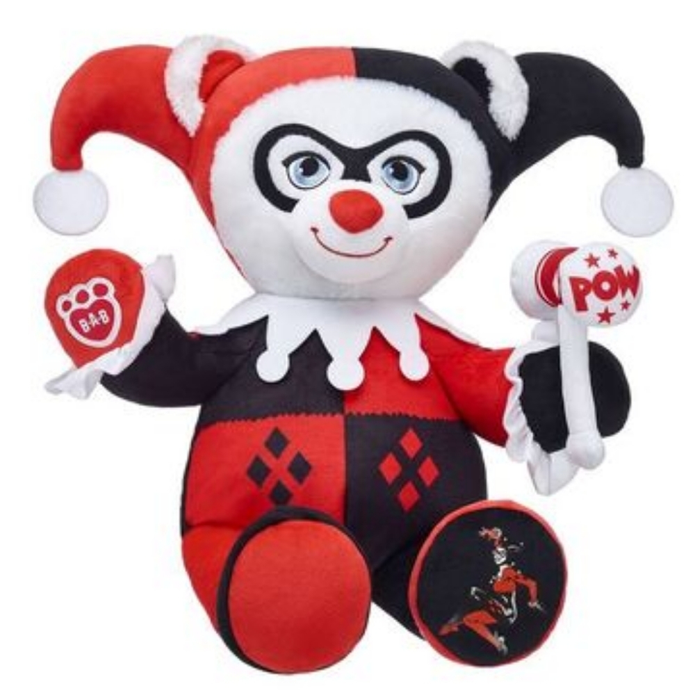 Harley Quinn Build-A-Bear NEW NWT DC Batman Joker Bear